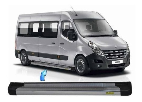 Estribo Integral Plataforma Cromado Renault Master 2013 2019