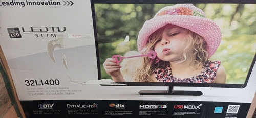 Imagen 5 de 8 de Tv Televisor Led Toshiba 32l1400 Nuevo Pantalla Partida