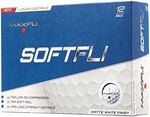 Pelotas Bolas De Golf Maxfli Softfli 12 Unidades Blanco Mate