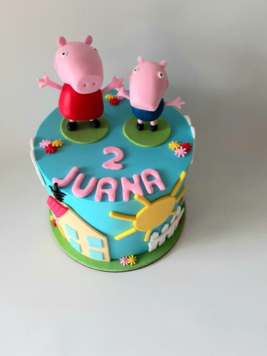 Torta Peppa Pig Artesanal George Pig