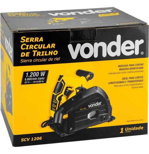 Serra Circular De Trilho 6.1/2 Scv1206 Vonder