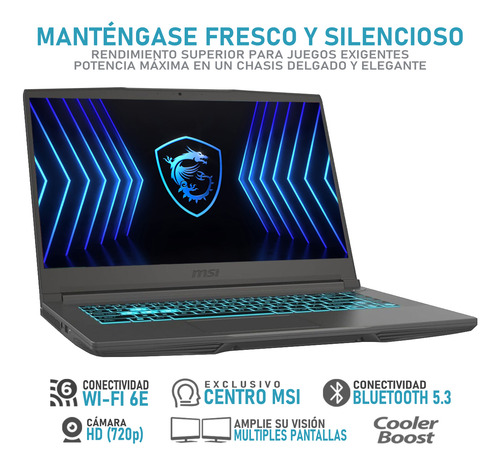Laptop Gamer Msi Thin A15 Rtx 3050 Ryzen 5 7535hs 16gb 512gb
