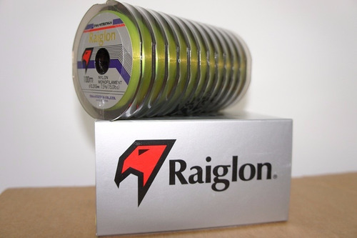 Nylon Tanza Raiglon 0,47mm X 100m Made In Japan Amarillo
