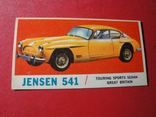 Figuritas Divertidas Autos Sport Jensen 541 Nº64