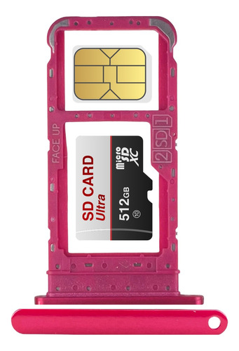 Bandeja Porta Sim Chip Card Compatible Motorola E7 Dual Sim