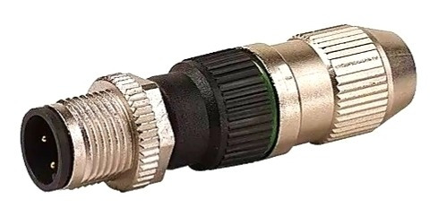 Conector Macho M12 4 Polos Mosa 7000-12481-0000000 - 10 Pcs