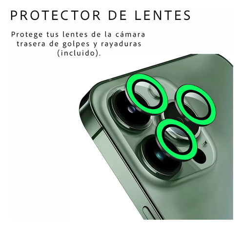 Carcasa Neon Con Lentes Para iPhone 14 14 Pro 14 Pro Max