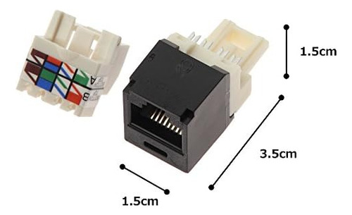 Módulo De Conector Panduit Cj688tpbl De Categoría 6 Tipo D