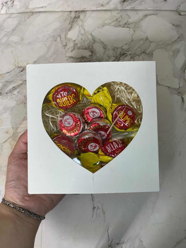 Box San Valentin Caja Con 4 Bon O Bon  Y 4 Chocolates