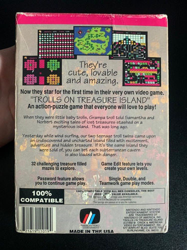 Trolls On Treasure Island Nintendo Nes Sin Manual (Usado)
