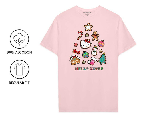 Playera Unisex Hello Kitty Christmas Tree