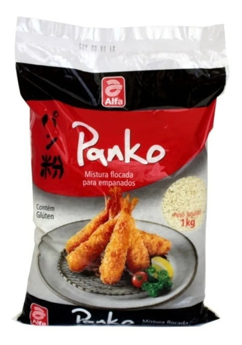 Farinha Panko P/ Empanar Sushi Tempurá Bread Crumbs Alfa 1kg