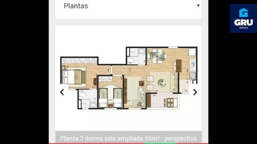 Imagem 14 de 16 de Apartamento Para Venda De 65m² Em Frente Ao Lago Dos Patos - Ap1024