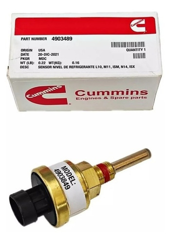 Sensor De Nivel De Refrigerante En Radiador Cummins 4903489