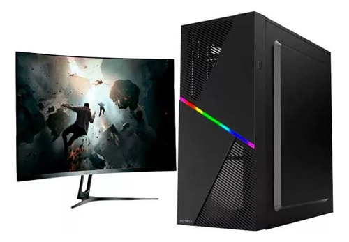 Pc Gamer Monitor 23.8 Ryzen 5 5600gt Ssd 2tb Ram 32gb C/wifi