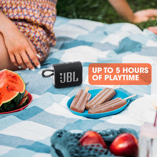 Parlante Jbl Go 3 Portátil Impermeable Con Bluetooth, Squad