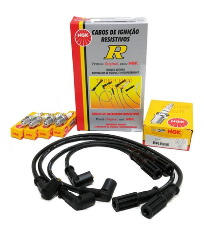 Kit Cables + Bujias Ngk Fiat Palio - Siena - Idea 1.4 Fire