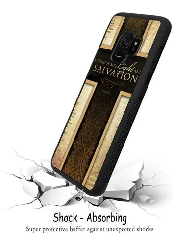Funda Para Telefono Bible Verse Cross Compatible Con Sams...