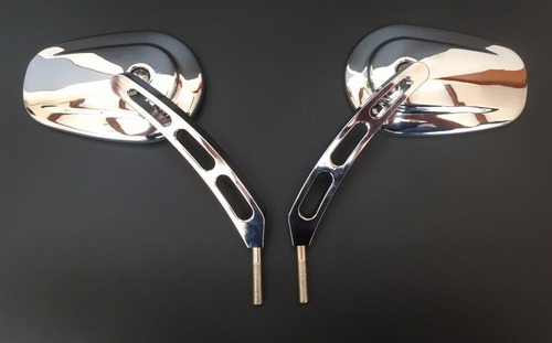 Espejos Buckshot Drilled Cromo Para Harley Davidson