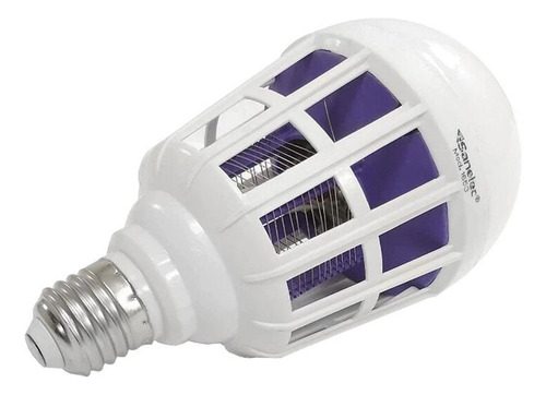Lámpara Led Sanelec Mata Insectos 15w Luz Fría Base E27