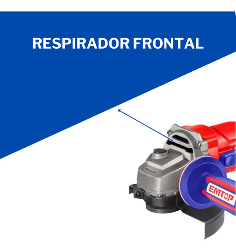Esmerilhadeira Angular Com Fio 750w 115mm 12000rpm 4.1/2 M14 220v