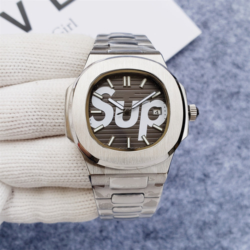 2 - Reloj Automático Patek Philippe De Acero Inoxidable 316l
