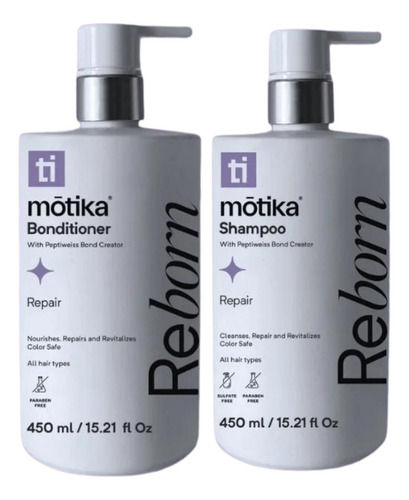 Motika Reborn Shampoo Y Conditioner Color Safe 450ml