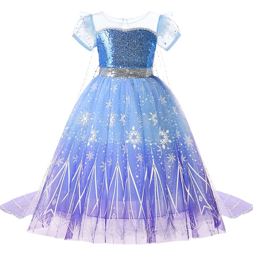 Vestido Frozen De Anna Elsa Para Niñas  Para Cosplay  Reina