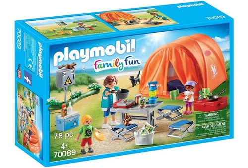 Playmobil Family Fun 70089 Tienda De Campaña Campamento Edu