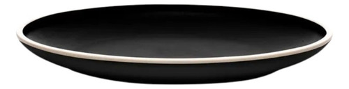 Wolff Prato De Melamina Preto Conceitual Minimalista 21,5cm