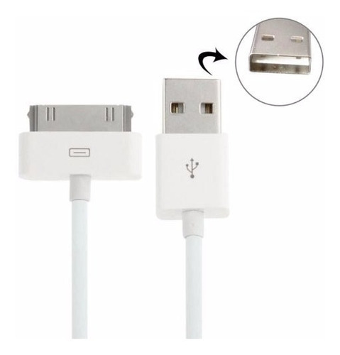 Cable Para iPhone 4 Usb De Datos Y Carga Reversible
