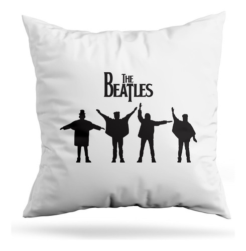 Cojin Deco The Beatles Silhouettes (d0351 Boleto.store)