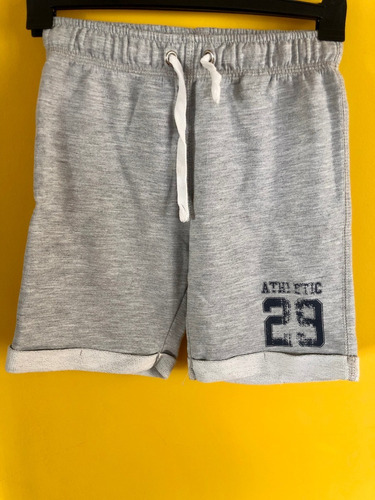 Short De Joggings De Niño Gris Talle 8 Mimo