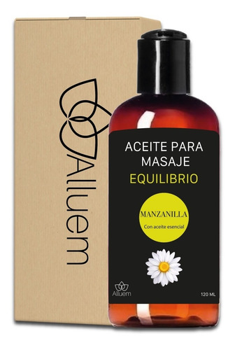 Aceite Para Masajes Con Aceite Esencial De Manzanilla Calma