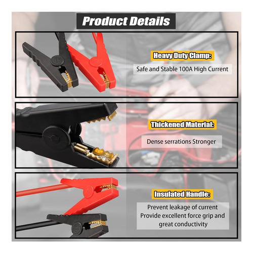 Adaptador Portátil De Partida Para Cabos Automotivos
