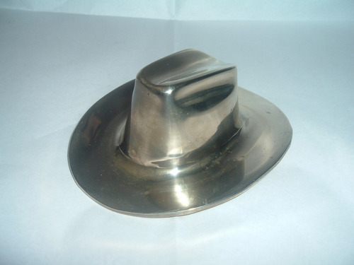 Figura De Sombrero De Bronce Tipo Vaquero 