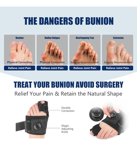Rotaflex Bunion Concealer E Separador De Dedos