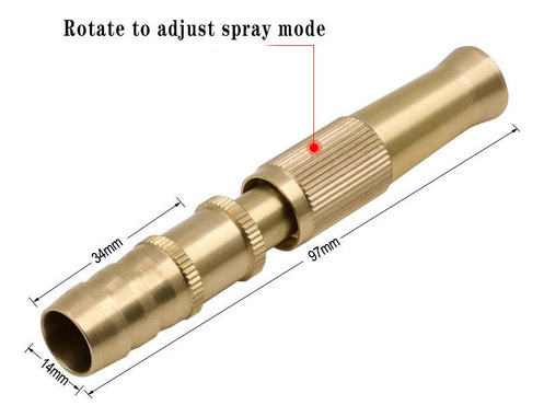 A High Pressure Copper Nozzle Hose Spray