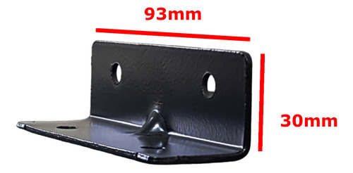 Caja X 12 Conectores Angulo Negro 93 X 30 X 30mm Modelo 514