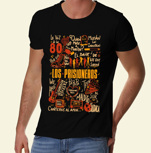 Polera Los Prisioneros - Temazos Calidos