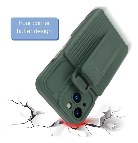 Funda De Uso Rudo Clip Compatible Con iPhone 15 A2846
