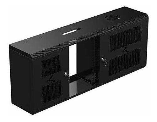 Gabinete Montaje Pared 9u It Sabrent 19  Negro