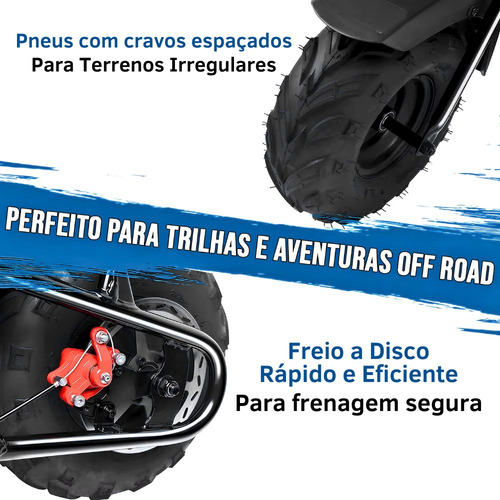 Mini Quadriciclo 49cc Carrinho Infantil 2 Tempos C/ Nf - Dsr