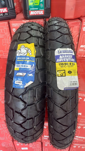 Pareja De Michelin Anakee Adventure Para V Strom,bmw Gs 1200