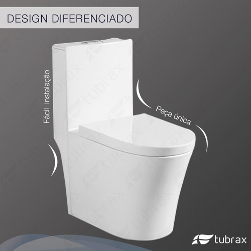 Vaso Sanitário Monobloco - Caixa Acoplada Completo Privada
