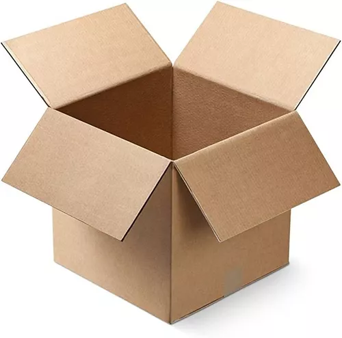 Caja cartón GRANDE de canal simple 50x45x80 cm Pack 5 Unds