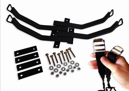 Imagen 2 de 8 de Kit Barras Portaequipaje Nissan + Cuna Porta Kayak Auto