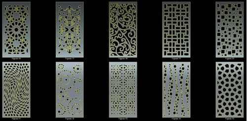 Imagen 7 de 10 de Chapas Decorativas Perforadas - Servicio De Corte Laser
