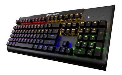 Imagen 1 de 6 de Teclado Gamer Mecanico Cougar Ultimus Steel Iluminación Rgb