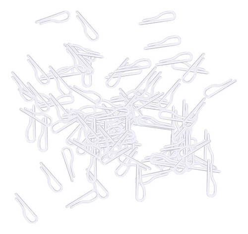 100x Clips De Plástico Para Doblada Manga Calcetin Pantalon